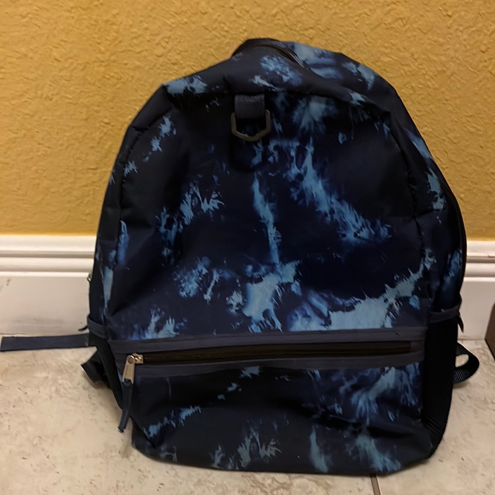 Blue backpack
